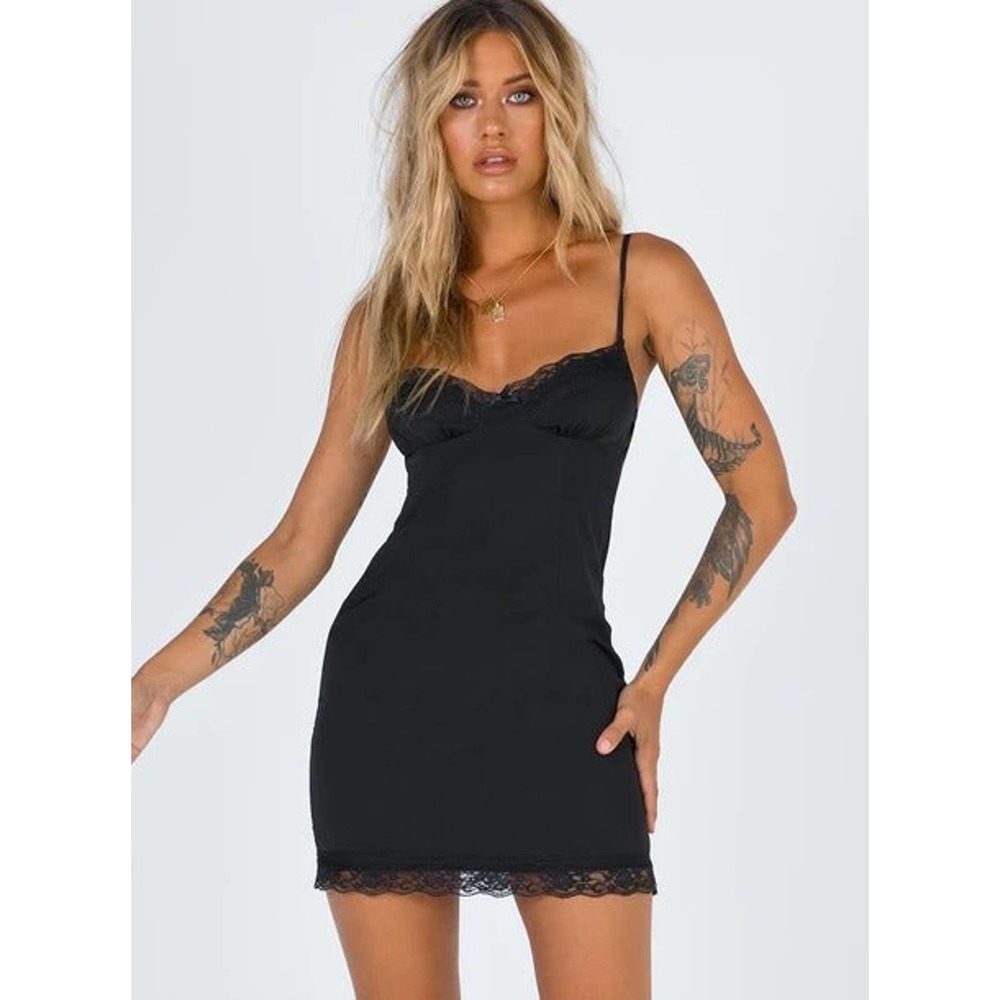 Princess Polly Black Tough Lover Dress